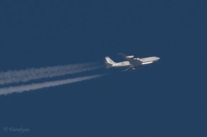 Máy bay Mỹ xuất hiện gần lực lượng Nga ở biên giới Ukraine