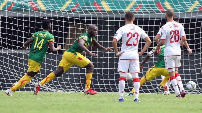 Ibrahim Kone ghi bàn duy nhất cho tuyển Mali.