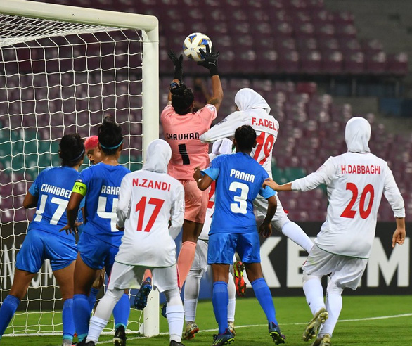 Kết quả trận nữ Ấn Độ và Iran sẽ bị hủy bỏ sau khi Ấn Độ rút lui khỏi Giải bóng đá nữ châu Á 2022 vì COVID-19. Ảnh: AFC