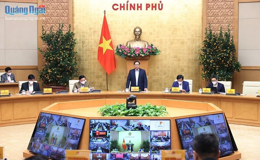 Thủ tướng Phạm Minh Chính chủ trì Hội nghị bàn giải pháp phòng, chống dịch Covid-19 trong dịp Tết