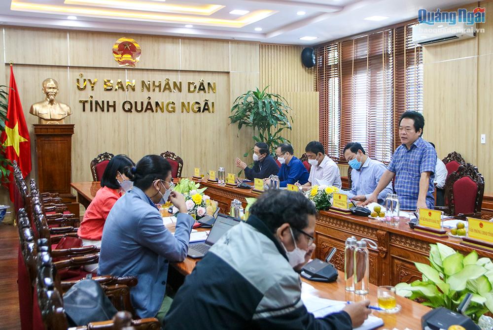 Phó Chủ tịch UBND tỉnh Võ Phiên làm việc với Đoàn công tác Ngân hàng Thế giới