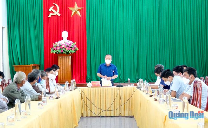 Phó Chủ tịch Thường trực UBND tỉnh Trần Hoàng Tuấn phát biểu tại buổi gặp gỡ