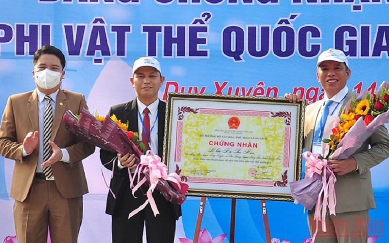 Lễ hội Bà Thu Bồn được trao bằng Di sản văn hóa quốc gia