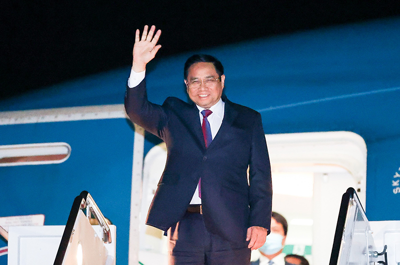 Thủ tướng Phạm Minh Chính tới thủ đô Washington D.C, bắt đầu chuyến công tác tại Hoa Kỳ