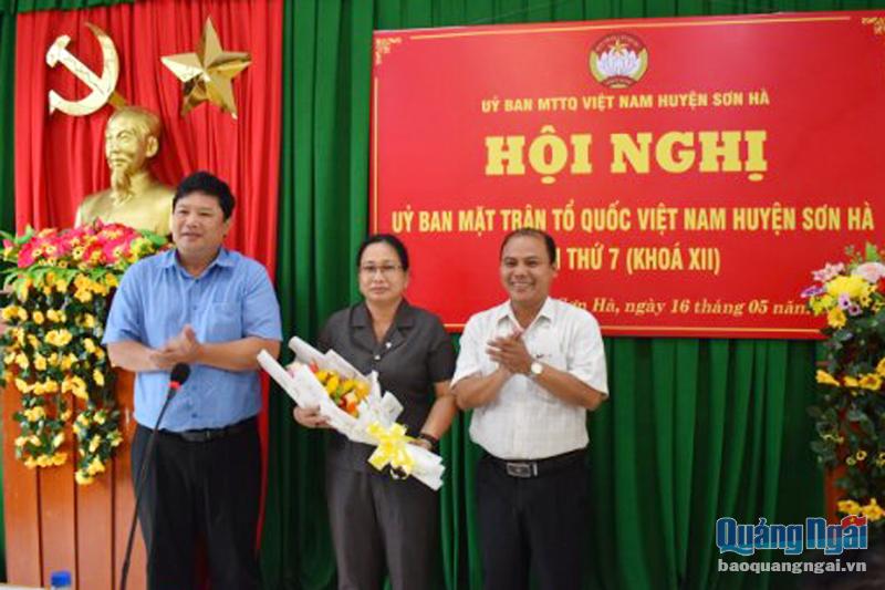 Hiệp thương bầu Chủ tịch Ủy ban MTTQ Việt Nam huyện Sơn Hà