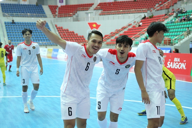 ĐT futsal Indonesia dẫn đầu BXH môn futsal nam SEA Games 31.