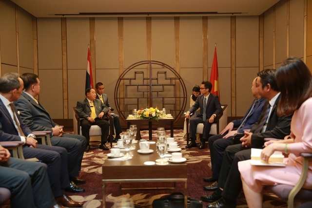 Phó Thủ tướng Prawit Wongsuwonho biết trong thời gian tới, Thái Lan sẽ tiếp tục tăng cường hợp tác với Việt Nam trong lĩnh vực thế thao - Ảnh: VGP/Đình Nam