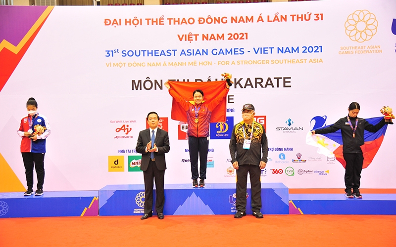 Việt Nam giành hai Huy chương Vàng môn Karate