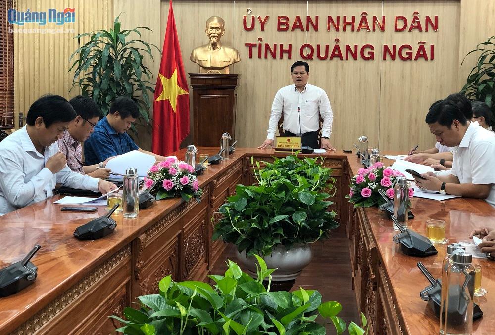 Phó Chủ tịch UBND tỉnh Trần Phước Hiền phát biểu kết luận.