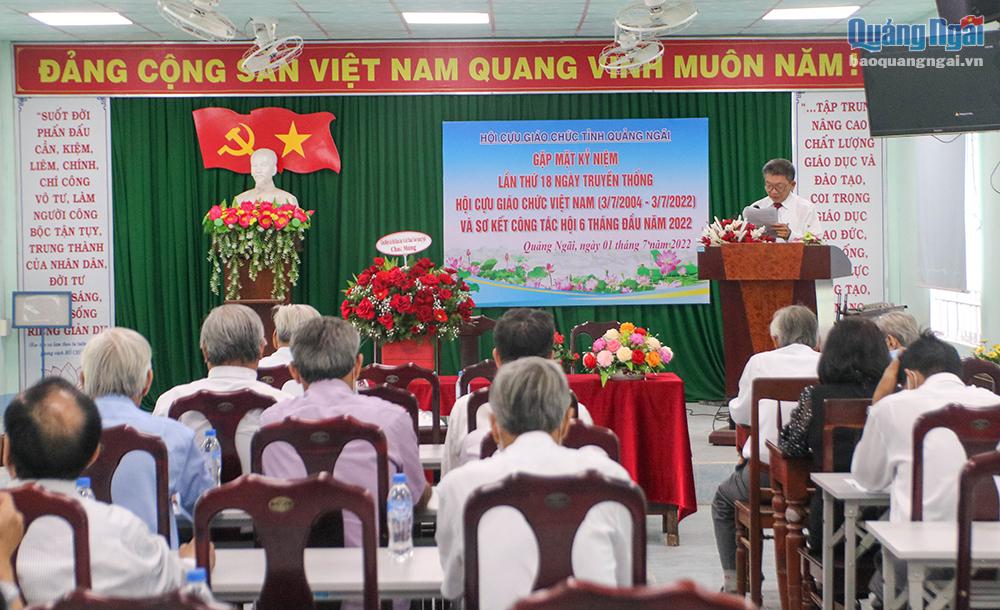 Tọa đàm nhân kỷ niệm 18 năm Ngày truyền thống Hội Cựu giáo chức Việt Nam