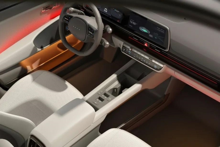 Ioniq 6 sẽ sở hữu 64 tùy chọn màu nội thất. Ảnh: Hyundai.