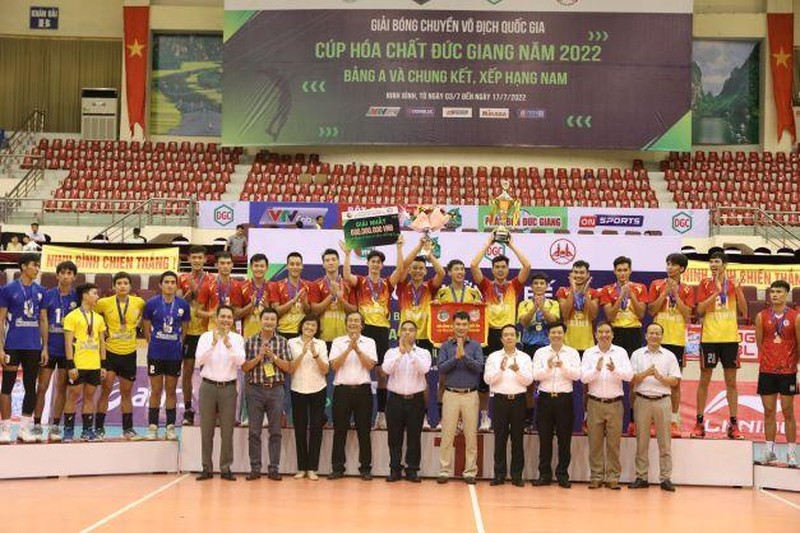Đội Tràng An Ninh Bình vô địch Giải bóng chuyền quốc gia năm 2022