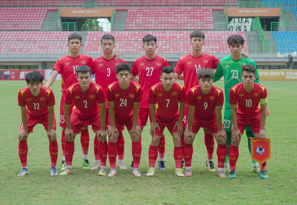 Lứa U19 Việt Nam giành hạng ba Giải U19 Đông Nam Á 2022 - Ảnh: VFF