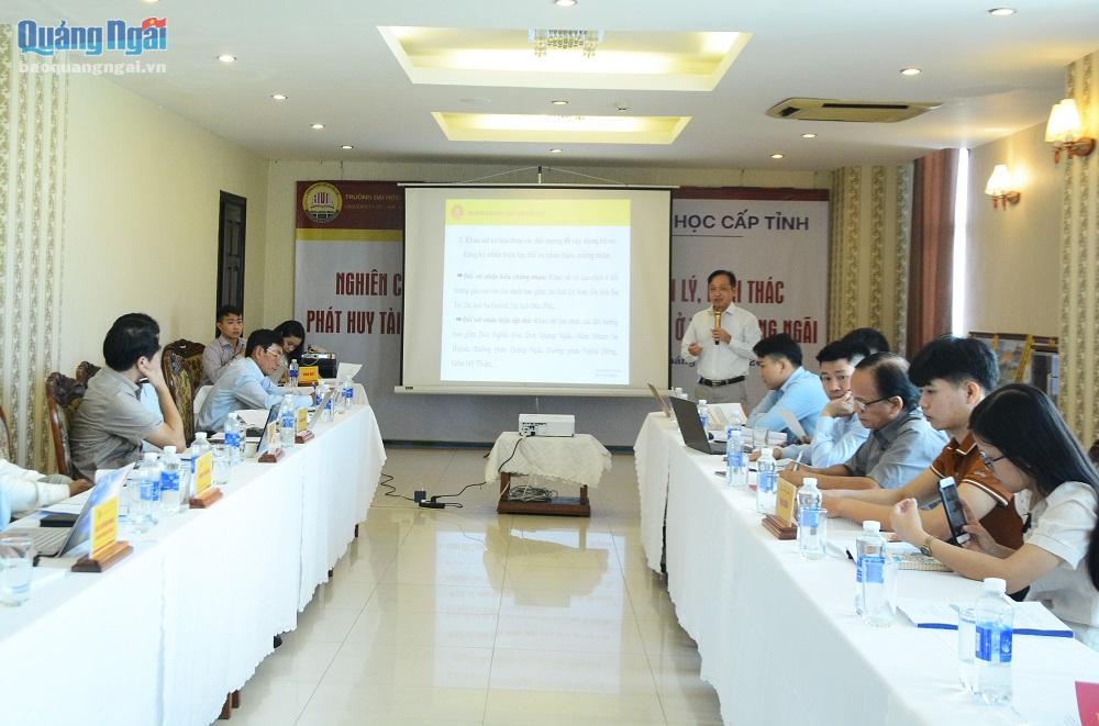 Hội thảo: Phát huy tài sản trí tuệ mang yếu tố địa danh ở tỉnh Quảng Ngãi