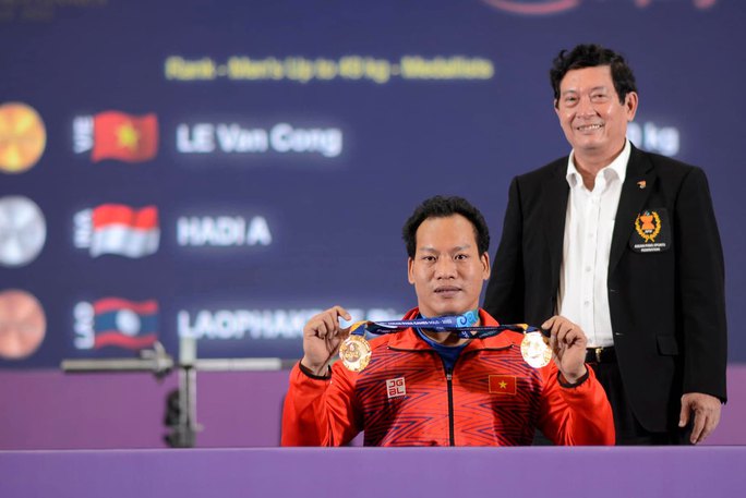 Cử tạ, điền kinh Việt Nam thắng lớn ở ASEAN Para Games