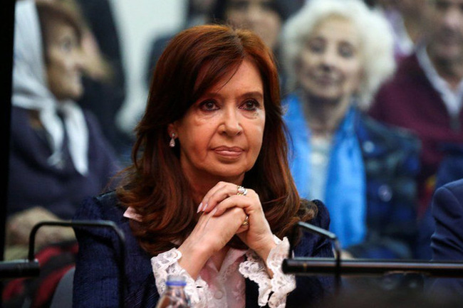 Phó Tổng thống Cristina Fernandez de Kirchner của Argentina. Ảnh: BBC