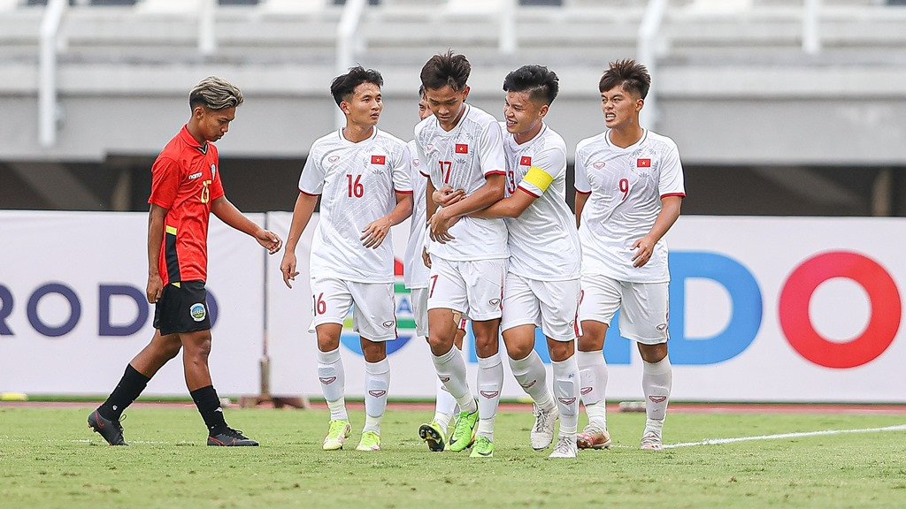  Niềm vui của U20 Việt Nam - Ảnh: VFF