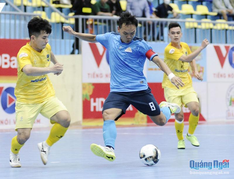 Một trận đấu tại Giải vô địch futsal Việt Nam năm 2022. 