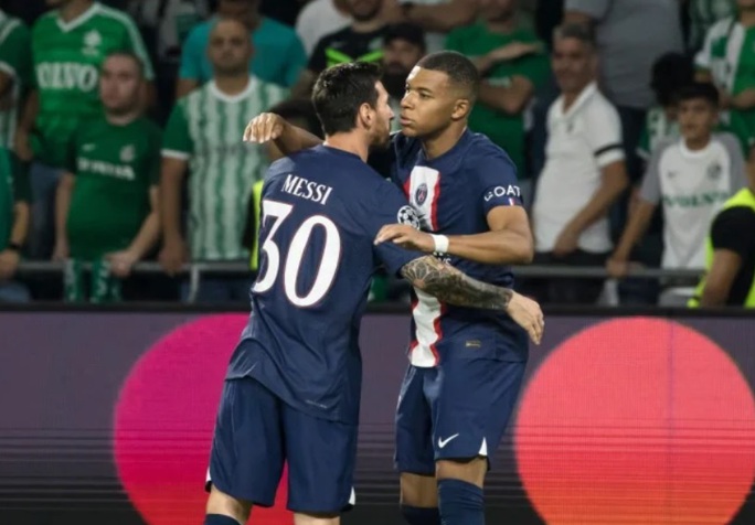 "Song tấu" Messi - Mbappe đã có màn trình diễn ấn tượng (Ảnh: Inside Sports)