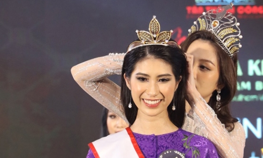 Người đẹp Trà Vinh cao 1,8 m đăng quang Hoa khôi Nam Bộ 2022