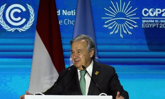 Tổng Thư ký LHQ António Guterres kêu gọi mọi nỗ lực để tránh thảm họa khí hậu -Ảnh: UN.org