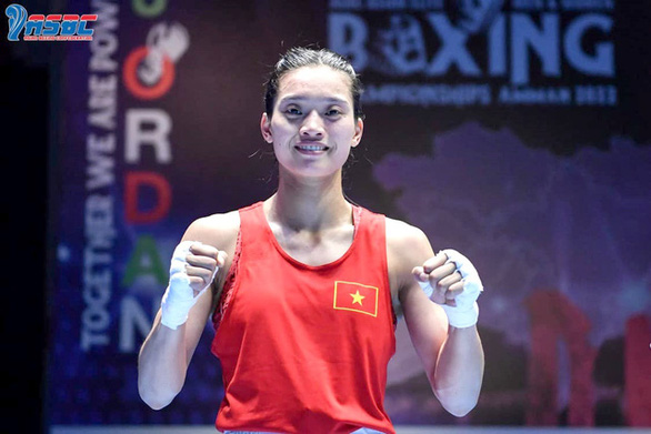 VĐV boxing Nguyễn Thị Tâm đã xuất sắc lần thứ hai giành huy chương vàng châu Á - Ảnh: Liên đoàn Boxing châu Á