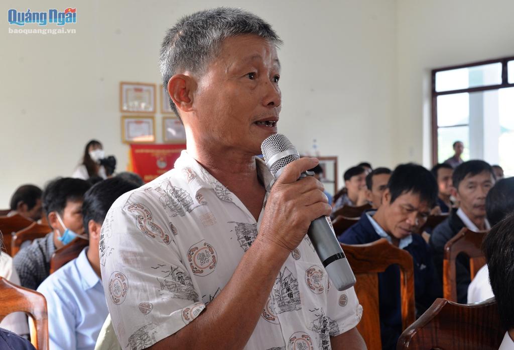 Đoàn ĐBQH tỉnh tiếp xúc cử tri ở xã Ba Cung và Ba Thành, huyện Ba Tơ
