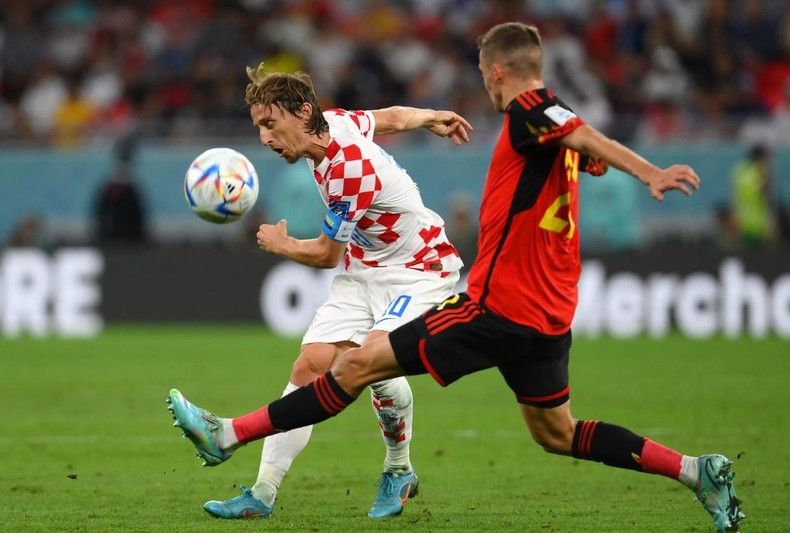 Croatia nhập cuộc tốt và có thế trận nhỉnh hơn Bỉ. (Ảnh: FIFA)
