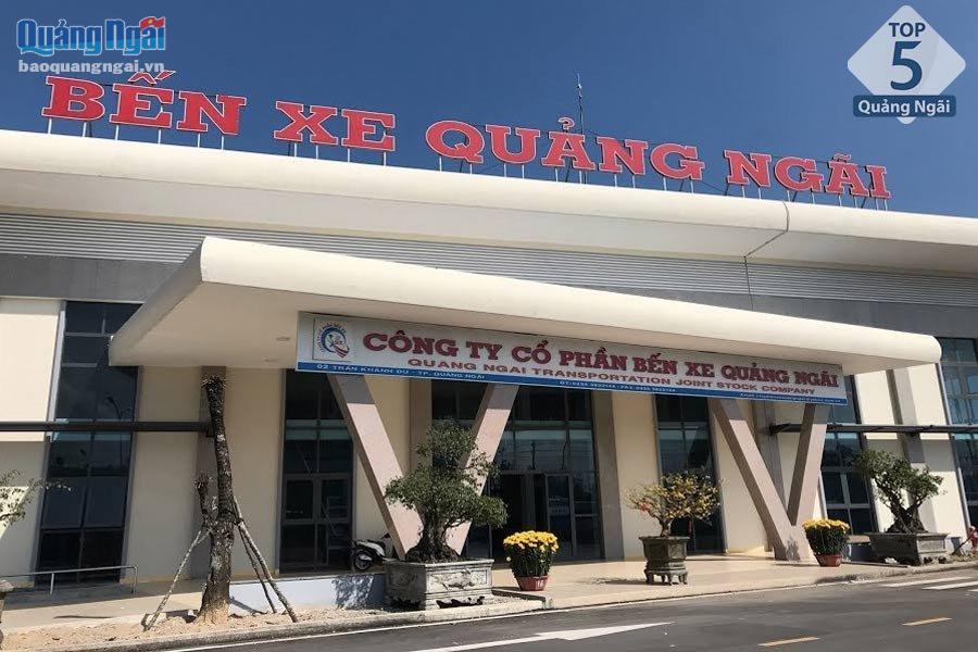 Công ty cổ phần bến xe Quảng Ngãi bị phạt 90 triệu đồng.
