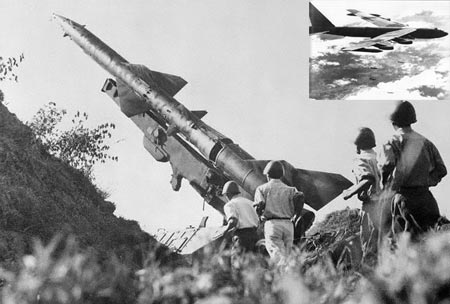Lực lượng phòng không - không quân của ta đã dạy cho Mỹ một bài học về sự ngạo mạn trên bầu trời Hà Nội năm 1972. (Tư liệu)