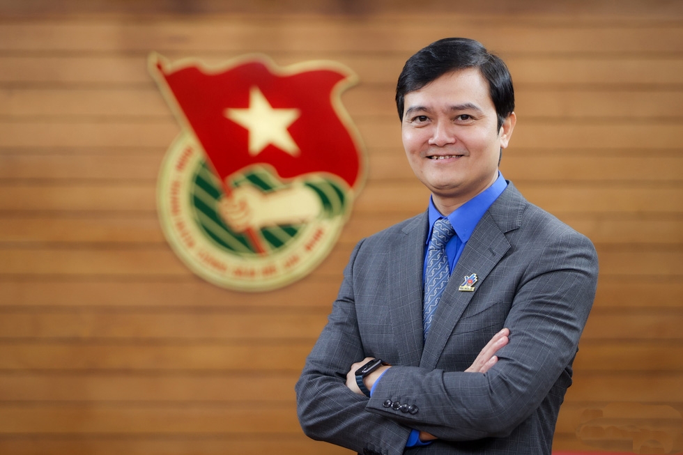 Anh Bùi Quang Huy - ủy viên dự khuyết Ban Chấp hành Trung ương Đảng, bí thư thứ nhất Trung ương Đoàn khóa XII - Ảnh: NGUYỄN KHÁNH