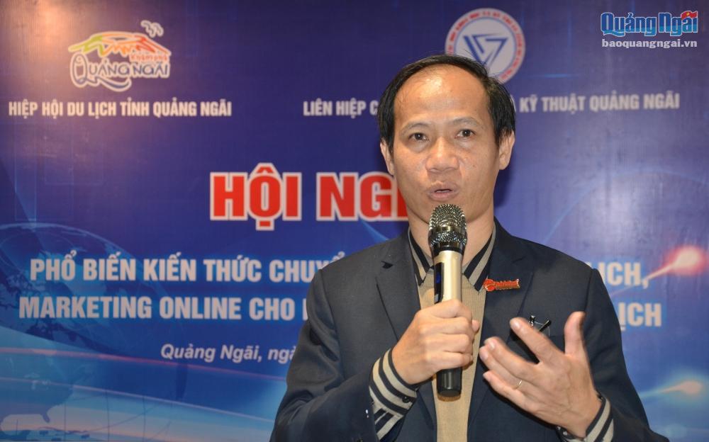 Chủ tịch Hiệp hội Du lịch Quảng Ngãi Phan Long 