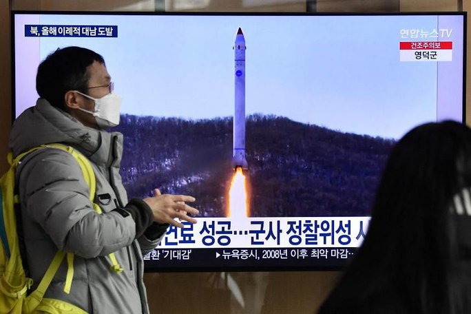 Triều Tiên phóng tên lửa ngay ngày đầu năm mới 2023