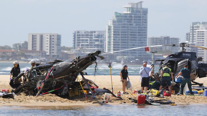 Úc: Hai trực thăng lao vào nhau, nhiều người thương vong