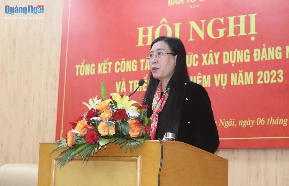 Bí thư Tỉnh ủy, Chủ tịch HĐND tỉnh Bùi Thị Quỳnh Vân phát biểu chỉ đạo hội nghị.