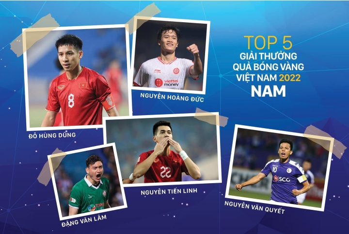 Top 5 Quả Bóng Vàng Việt Nam 2022