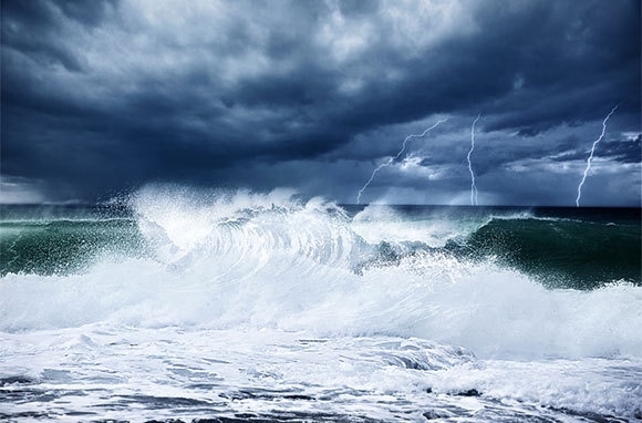 Tin dự báo gió mạnh và sóng lớn trên biển