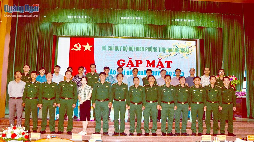 Bộ đội biên phòng tỉnh gặp mặt báo chí đầu Xuân Quý Mão 2023