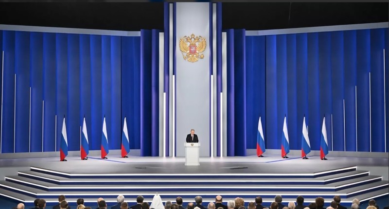Tổng thống Nga V.Putin khẳng định quyết tâm thực hiện mục tiêu chiến dịch quân sự