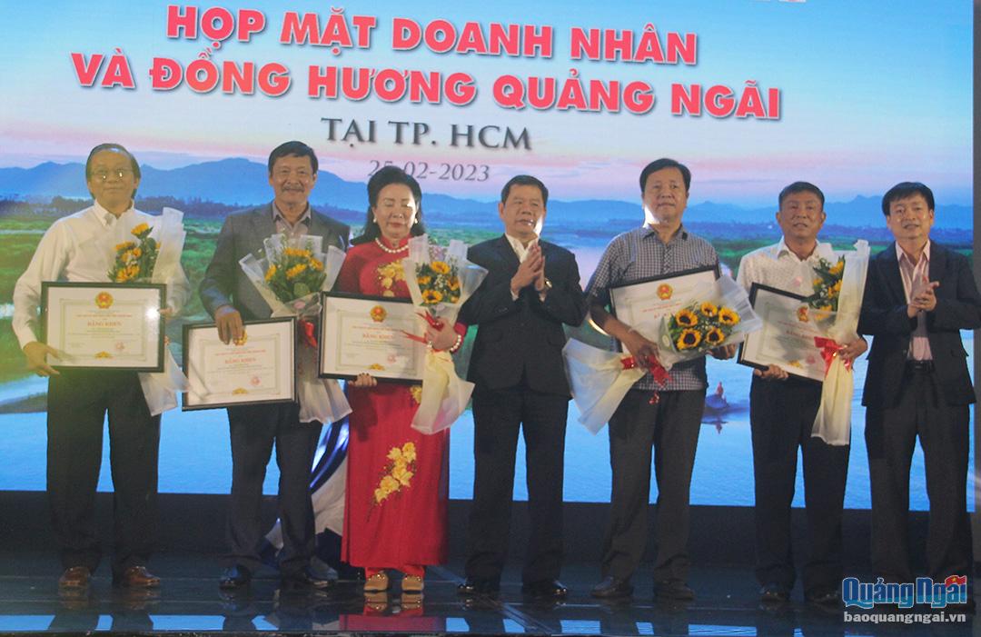 Chủ tịch UBND tỉnh Đặng Văn Minh dự gặp mặt doanh nhân và đồng hương Quảng Ngãi tại TP.Hồ Chí Minh