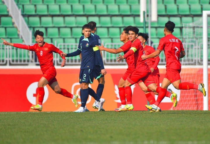 U20 Việt Nam giành chiến thắng trước U20 Australia.