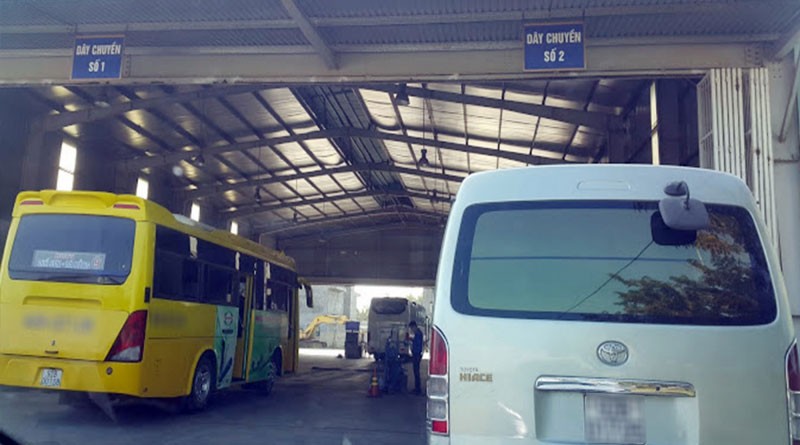 Trung tâm đăng kiểm xe cơ giới 92-02D tại phường Điện An, thị xã Điện Bàn.