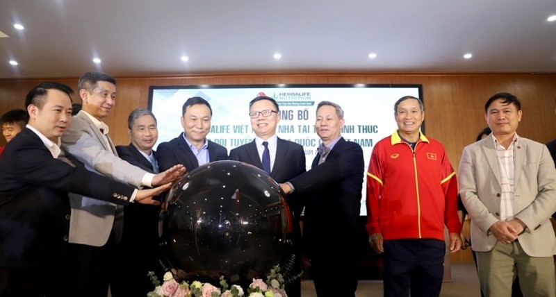 Herbalife tiếp tục tài trợ cho các đội tuyển bóng đá quốc gia Việt Nam