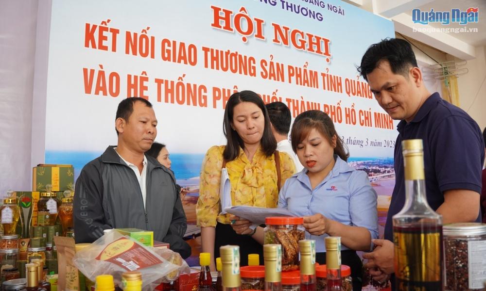 Quảng Ngãi và TP.Hồ Chí Minh kết nối giao thương sản phẩm